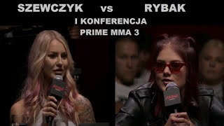 DAGMARA SZEWCZYK vs DOMINIKA RYBAK PRIME MMA 3 I Konferencja [upl. by Nelleus914]