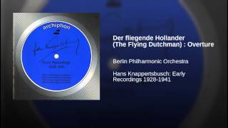 Der fliegende Hollander The Flying Dutchman  Overture [upl. by Newhall681]