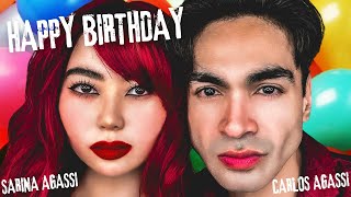 Happy birthday  amircarlosagassi sarinaagassi official music video [upl. by Alemrac]