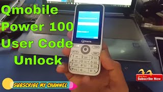 qmobile power 100 User Code Password Unlock [upl. by Radferd]