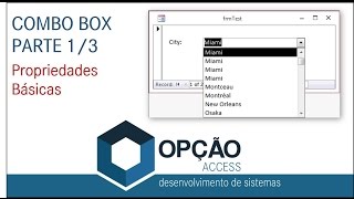 Access  Combo Box Parte 13  Propriedades Básicas [upl. by Etnecniv536]