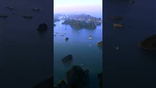 Mesmerising scenery in Halong bay Vietnam [upl. by Yeldah]