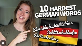 THE 10 HARDEST GERMAN WORDS TO PRONOUNCE [upl. by Caty298]