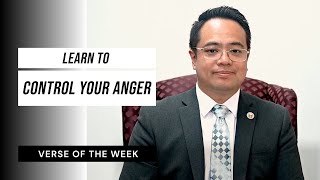 Learn To Control Your Anger  Verse of the Week [upl. by Isabea]