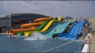 Termy Maltańskie Aquapark Poznań 2017 I BłażejTV [upl. by Ahsinwad]