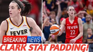 Caitlin Clark Accused of Stat Padding in TripleDouble Victory Against LA [upl. by Alidus439]