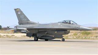 4K Holloman Airshow 2022 49th Wing Demo Feat F16s T38s amp MQ9 [upl. by Bohun]