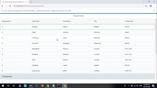 SAP UI5 List and Table Binding using Northwind oData service [upl. by Kristian]