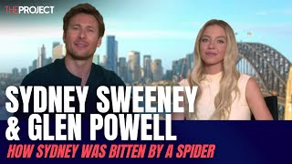 Sydney Sweeney Reveals All About Getting Bitten By A Spider In Australia [upl. by Nylessoj556]