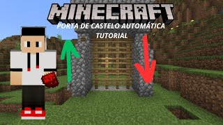 PORTA com cascalho AUTOMÁTICA para BEDROCK 121 Tutoriais 02 [upl. by Ettennek672]