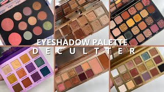 I Decluttered 30 of my Eyeshadow Palette Collection 2024  Liberating amp Satisfying [upl. by Ymled]