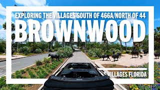 Exploring The Villages Brownwood Area South of 466ANorth of 44  The Villages Florida thevillages [upl. by Arreyt]