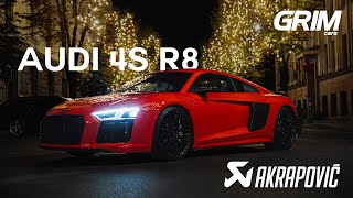 🔥AUDI 4S R8 with Akrapovic Exhaust System x opsholders [upl. by Leander]