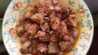 FRÍJOLES con TOCINO y CHORIZO  El fogón de Oma [upl. by Hamimej]