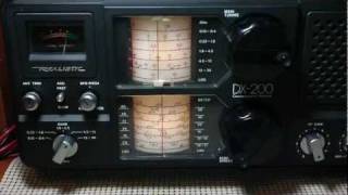 Realistic DX200 Shortwave Receiver Just Aquired SWL Radio Shack [upl. by Eremaj]