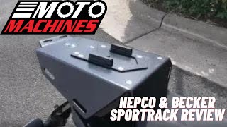 Hepco amp Becker Sportrack Review  Moto Machines [upl. by Ljoka]