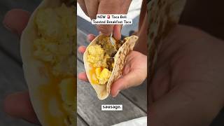 Taco Bell debuts NEW Toasted Breakfast Tacos [upl. by Anawk]