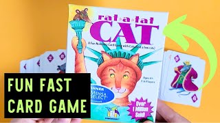 How To Play Rat A Tat Cat Family Strategy Card Game [upl. by Aicilla465]