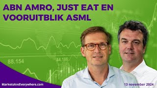 ABN AMRO Just Eat Takeaway en vooruitblik ASML [upl. by Kerin]