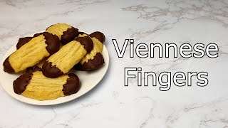 How to make Viennese Fingers  No piping method [upl. by Esinet]