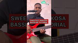 Wold Best Makosa Bass Line BASS LESSON bassplayer makosa bass basslesson [upl. by Nitsyrk]