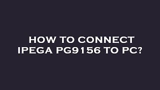 How to connect ipega pg9156 to pc [upl. by Adanar656]