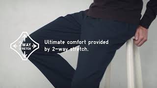 Mens Smart Pants  2WAY Stretch [upl. by Auqinot634]