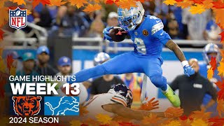 Chicago Bears vs Detroit Lions  2024 Week 13 Game Highlights [upl. by Supen]