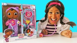 Doc McStuffins Get Better Baby CeCe   Disney Toy Review  Konas2002 [upl. by Fay]