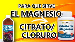 Para que sirve el magnesio ¿Citrato de magnesio versus cloruro de magnesio [upl. by Inek]