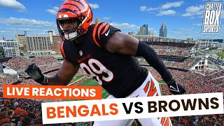 CINCINNATI BENGALS vs CLEVELAND BROWNS INSTANT REACTION NFL LIVE Stream CBox Bengals Week 18 [upl. by Moffit889]