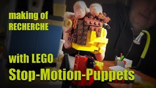 Lego StopMotionPuppets  makingof quotRecherchequot [upl. by Areic]