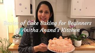 How to Easily Bake your First Cake  Tamil  கேக் செய்வது எப்படி  Anitha Anand [upl. by Halliday]