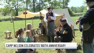 WATCH  Camp Nelson commemorates its 160th anniversary allweekend long [upl. by Laiceps145]