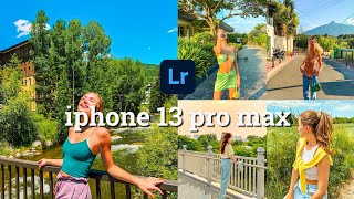 iphone 13 pro max camera inspired Preset  Lightroom preset tutorial with Free DNG file [upl. by Raffaj335]