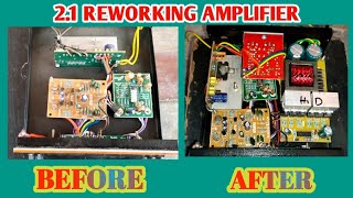 21 Rework Alteration Amplifier  Sakthi 2 fet mono board  rvaudio amplifierboard amplifier [upl. by Aicargatla708]