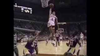 57quot Spud Webb Top 10 in Game Dunks [upl. by Kciredes141]