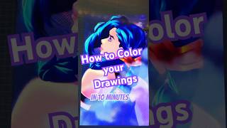 How to color your drawings in 1 minute [upl. by Giacinta61]