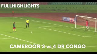 Cameroon 3 vs 4 DR Congo UNIFFAC U20 Africa Nations 2025 Qualifiers Penalties Highlights amp Goals [upl. by Oel]