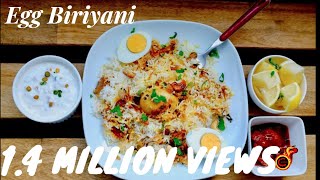 മുട്ട ബിരിയാണി Christmas Special Egg Dum BiriyaniKerala Egg Biriyani  Easy BiriyaniEp244 [upl. by Llebanna]