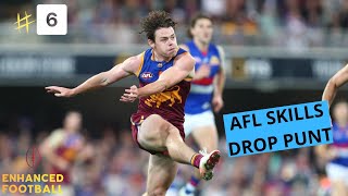 AFL Kicking Skills  Lachie Neale AFL Drop Punt Kicking Technique [upl. by Nereids]