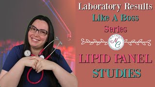 LIPID PROFILE  LABORATORY VALUES NCLEX NURSING EXAM LIKE A BOSS SERIES [upl. by Ainoyek]