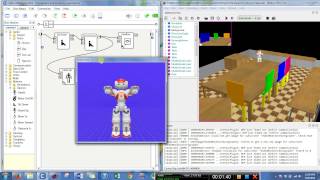 How to Interface Choregraphe amp Webots [upl. by Nelleeus467]