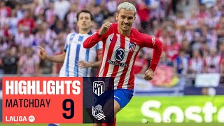 Resumen de Atlético de Madrid vs Real Sociedad 21 [upl. by Boehmer]