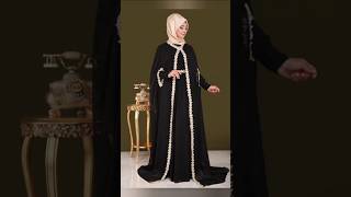 Black abaya design 2024  burkha designs shorts abaya youtubeshorts virlshorts [upl. by Enelaj]