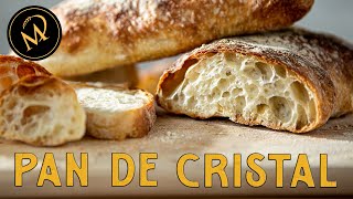 Pan de Cristal spanische BrotSpezialität mit extrem hoher Hydration [upl. by Mulac223]