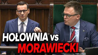 HOŁOWNIA ripostuje MORAWIECKIEGO w Sejmie [upl. by Ayekahs]