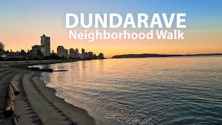 Beautiful Relaxing Neighborhood Waterfront Walk through Dundarave in West Vancouver BC [upl. by Cleodell]