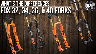 Fox 32 34 36 and 40 ForksWhats the Difference [upl. by Letnohc814]