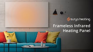 Premium Frameless Infrared Heating Panels  Surya Heating [upl. by Ferrand]